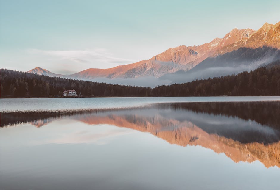 Reflective lake representing financial clarity