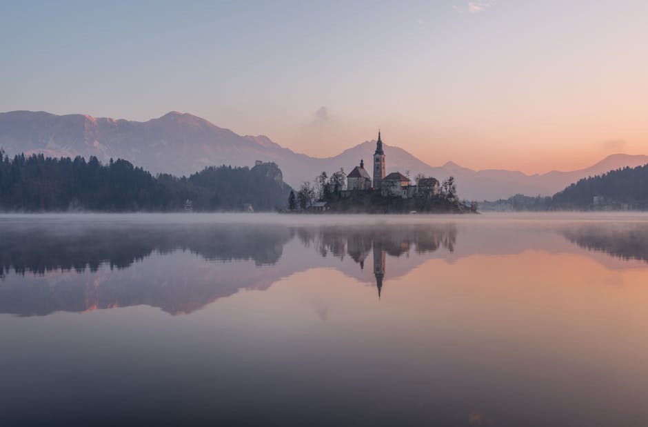 Isolated church representing focused support
